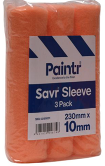 PAINTR SAVR ROLLER SLEEVE â€“ 230 x 10mm (3 Pack)